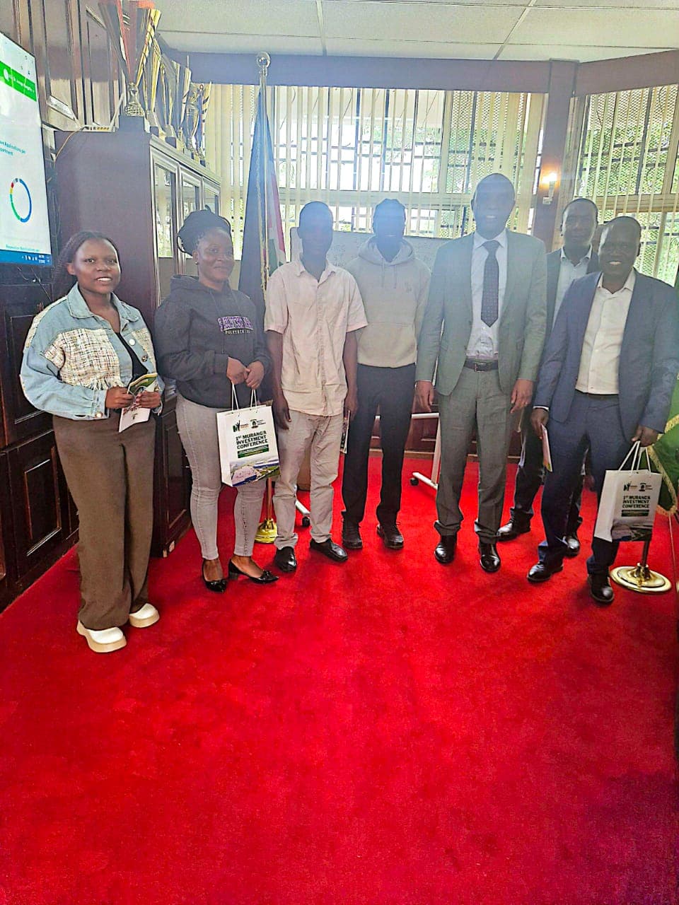 Elimu team at the Murang'a investment and education conference