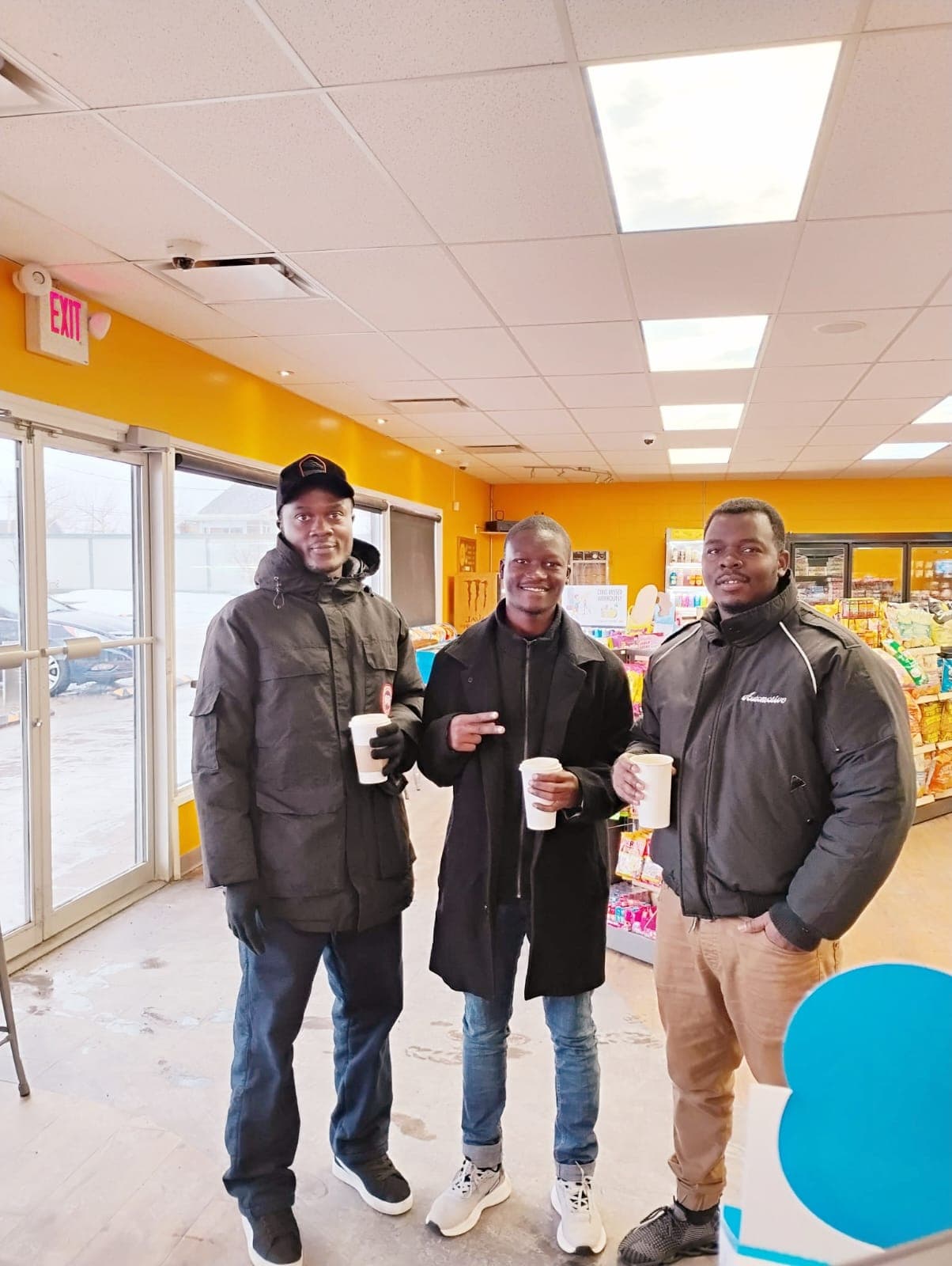 Elimu student who has just arrived in Canada