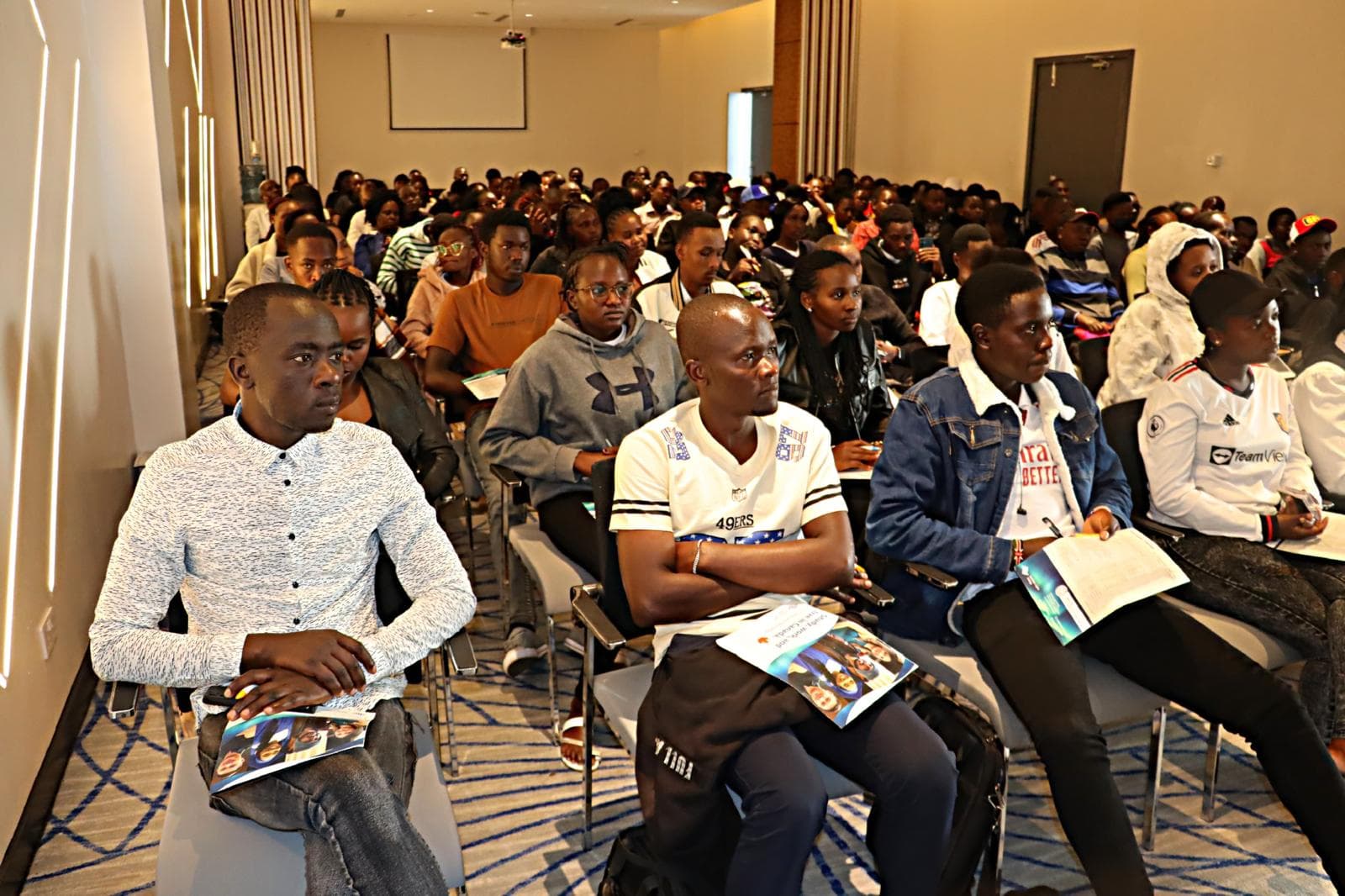 Students attending an Elimu-organized conference